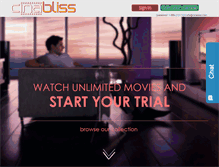 Tablet Screenshot of cinabliss.com